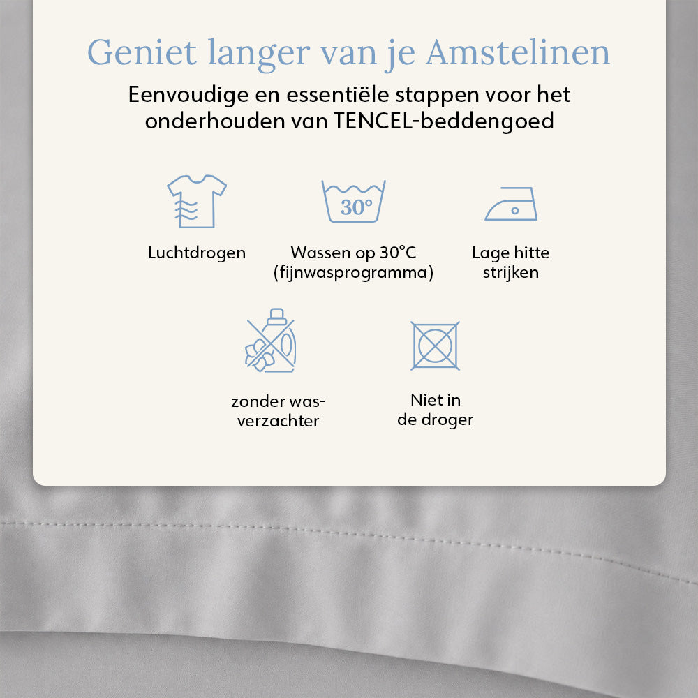 Duvet Cover - Tencel™ Sateen - Calm Grey