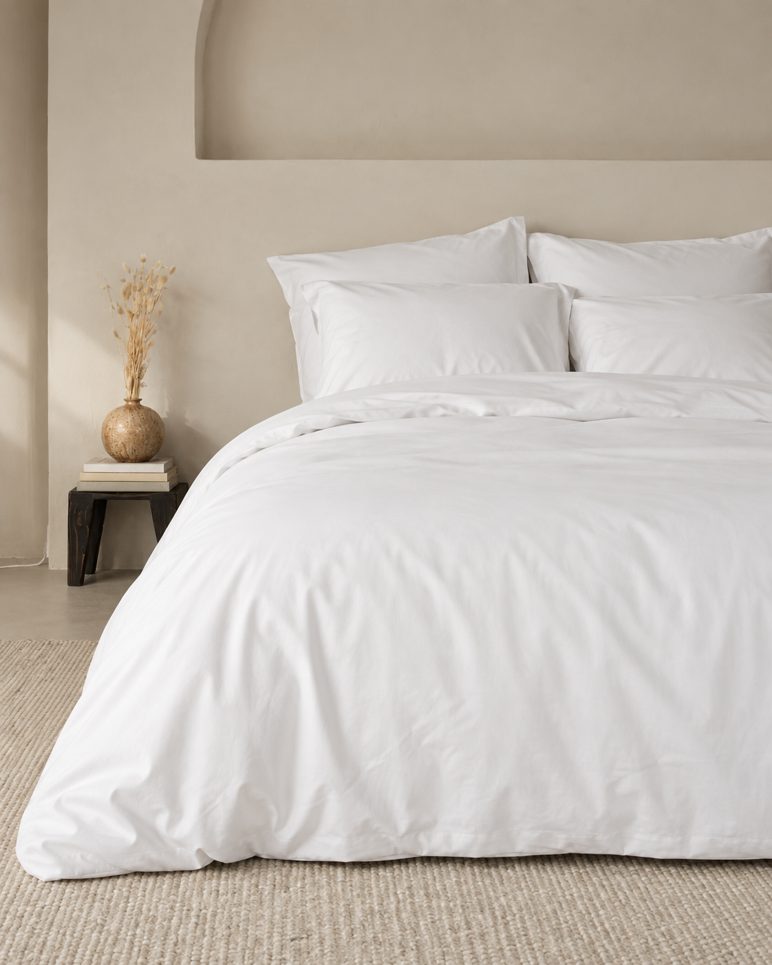 Duvet Cover – Organic Cotton Sateen – Signature White