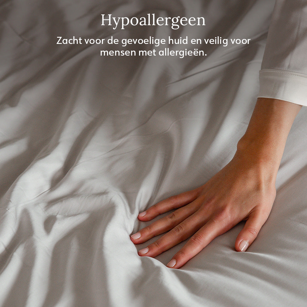 Dekbedovertrek - Tencel™ Satijn - Calm Grey