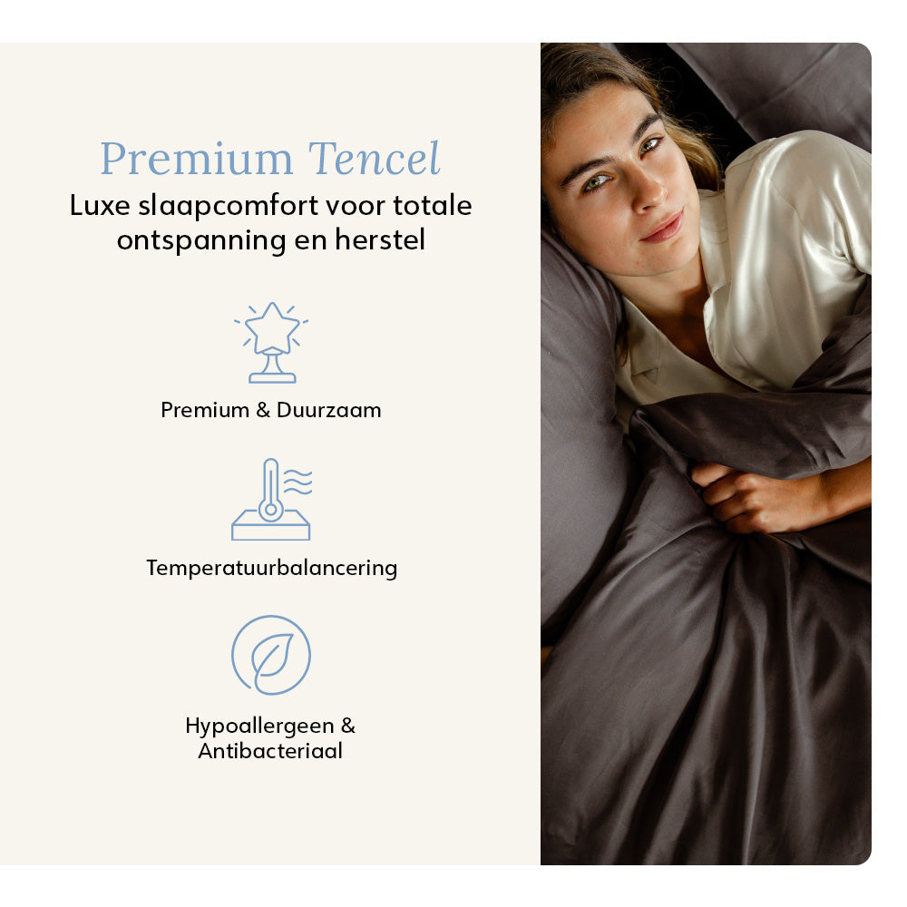 Duvet Cover - Tencel™ Sateen - Moonstone Grey
