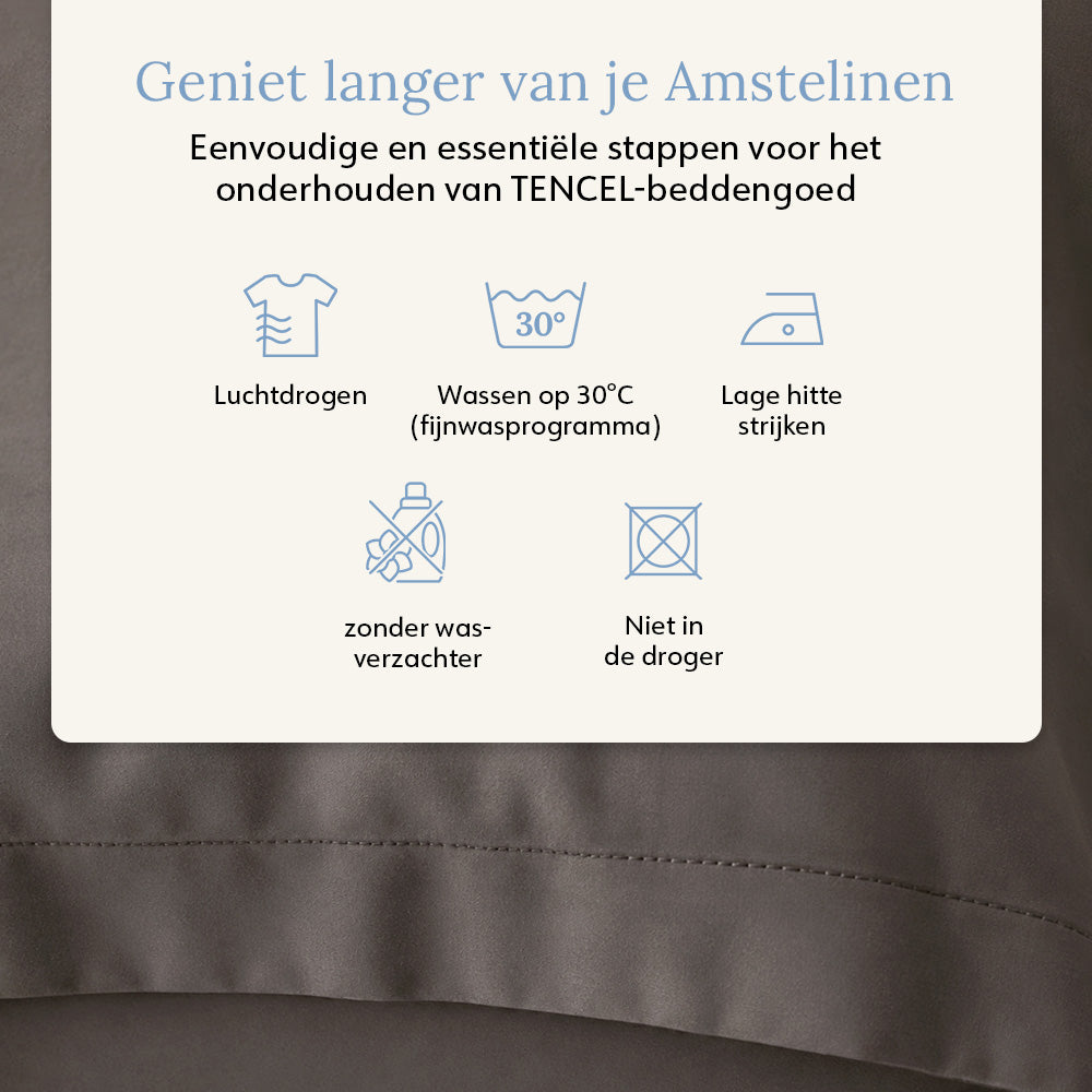 Duvet Cover - Tencel™ Sateen - Moonstone Grey