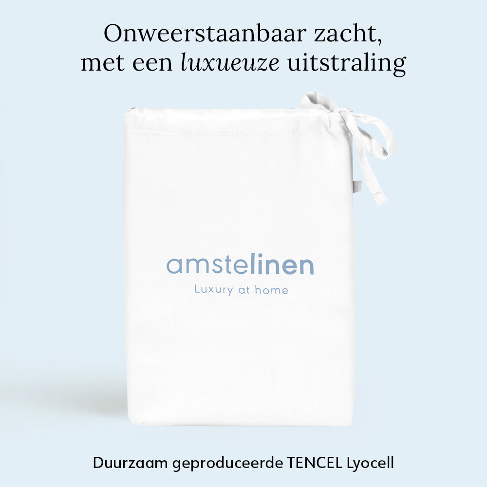 Dekbedovertrek - Tencel™ Satijn - Signature White