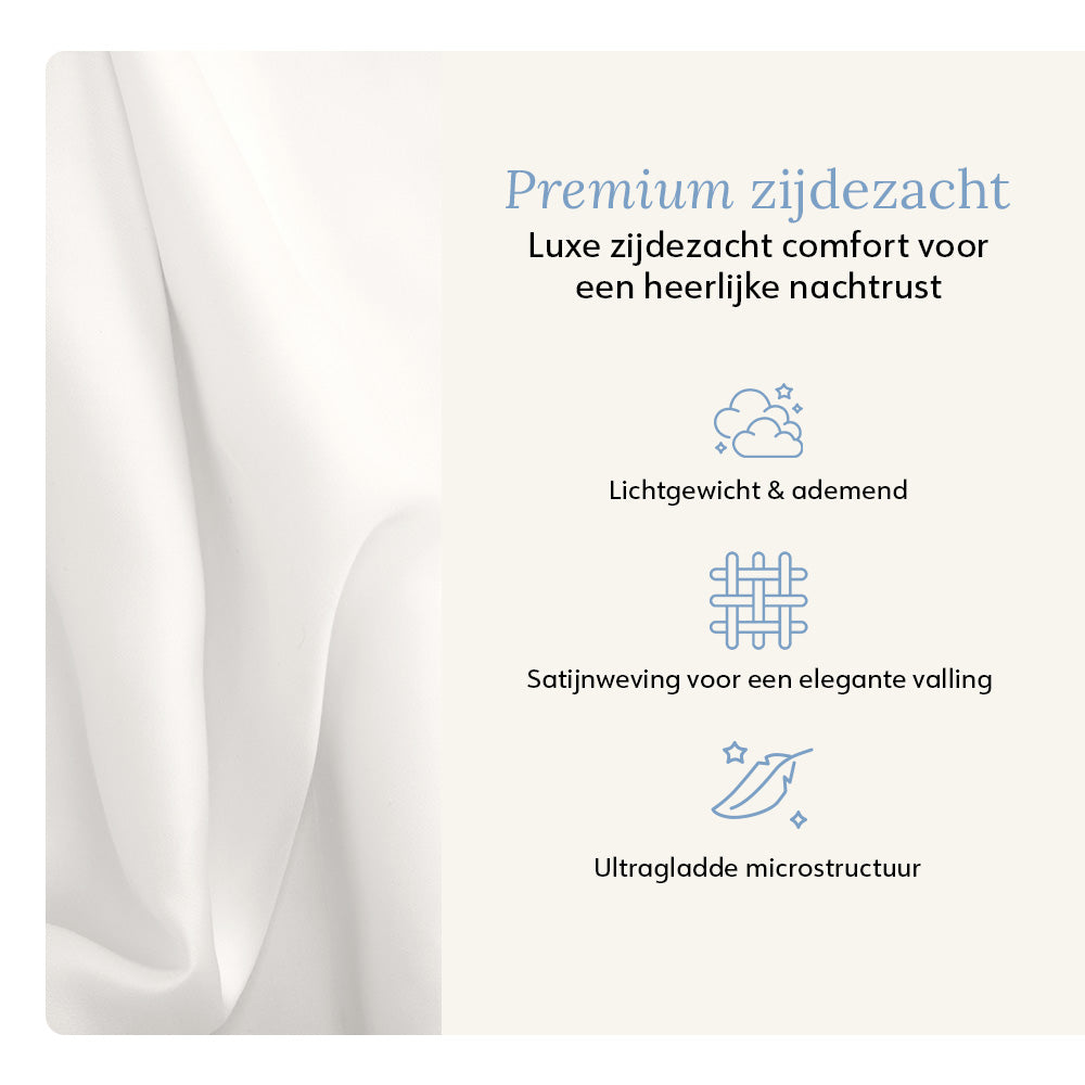 Dekbedovertrek - Tencel™ Satijn - Signature White