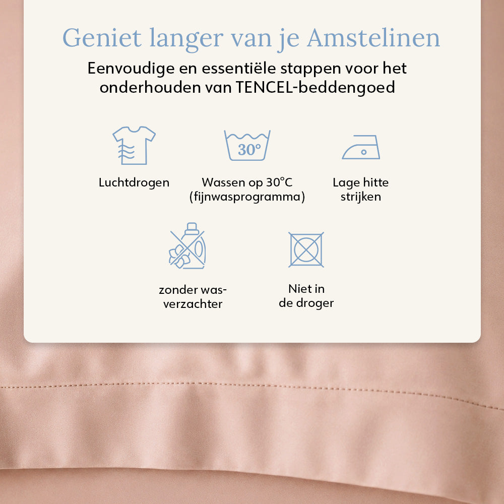 Duvet Cover - Tencel™ Sateen - Whisper Rose