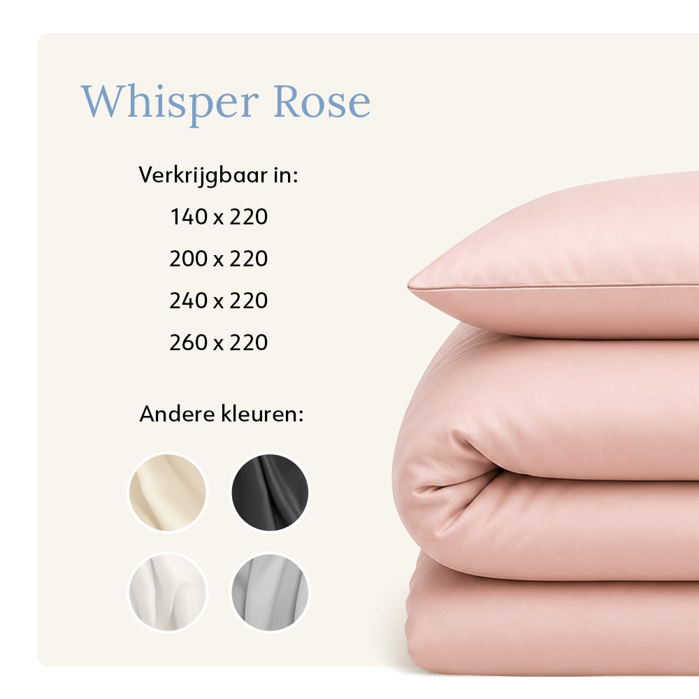 Duvet Cover - Tencel™ Sateen - Whisper Rose