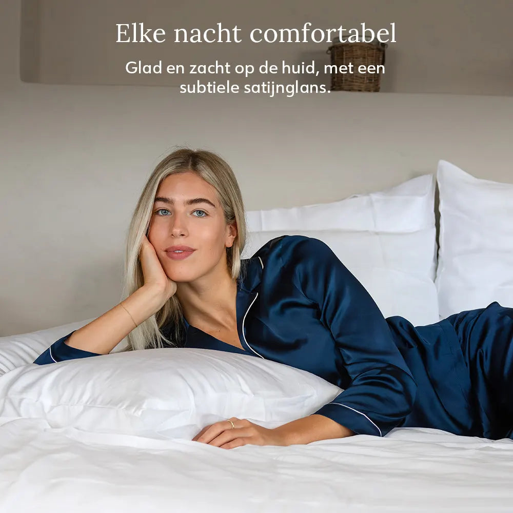 Duvet Cover – Organic Cotton Sateen – Signature White