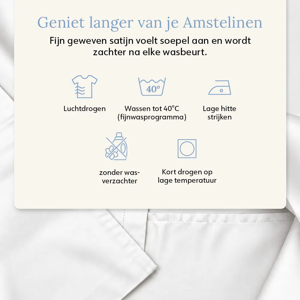 Duvet Cover – Organic Cotton Sateen – Signature White