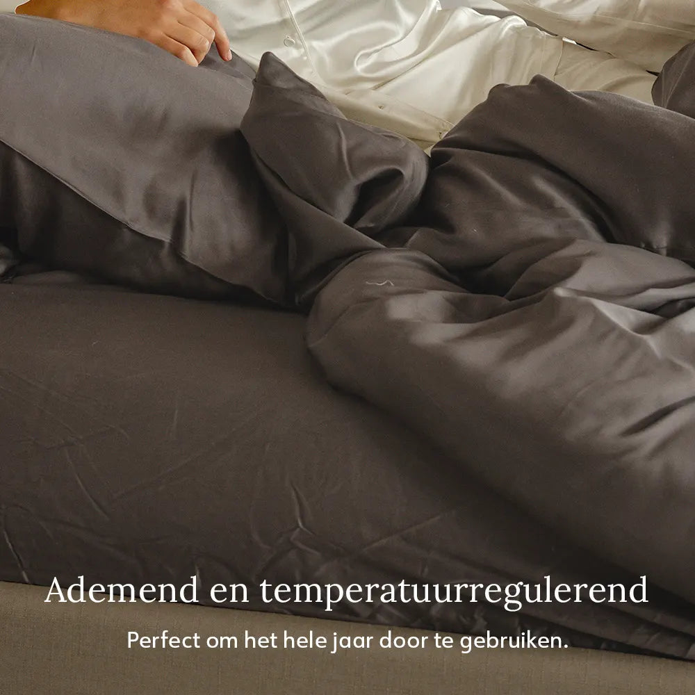 Fitted Sheet - Tencel™ Sateen - Moonstone Grey