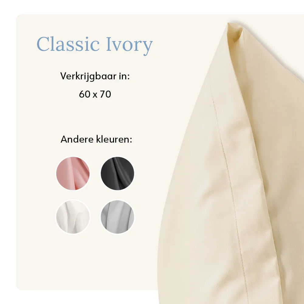 Pillowcases - Tencel™ Sateen - Classic Ivory