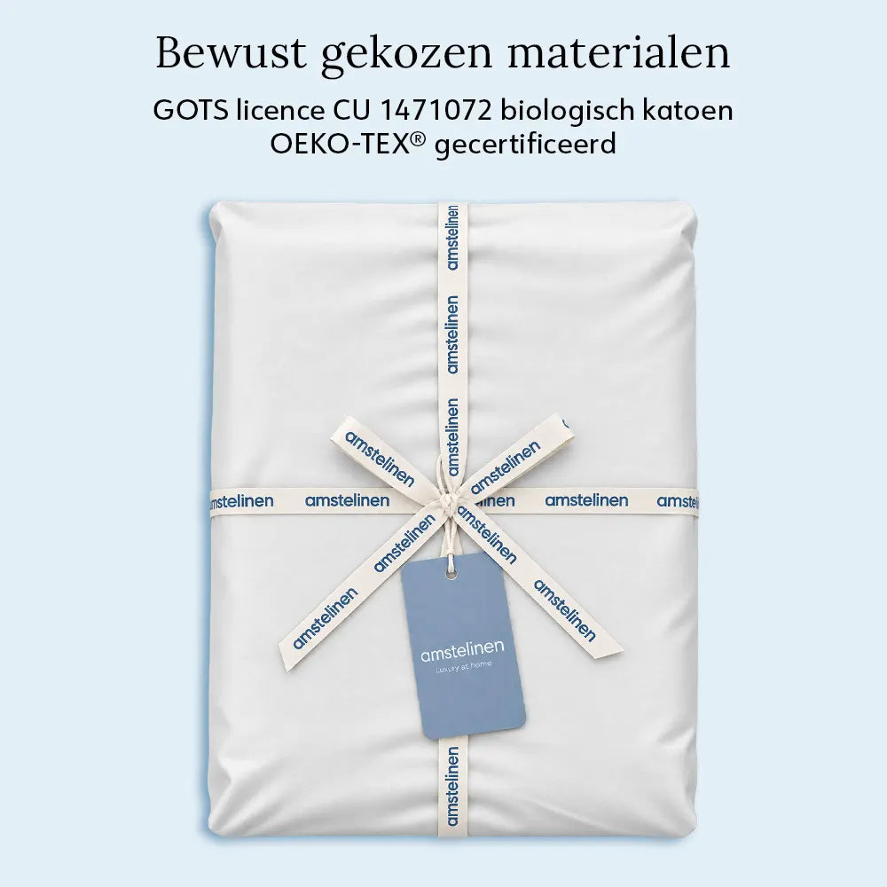 Pillowcase – Organic Cotton Sateen – Signature White