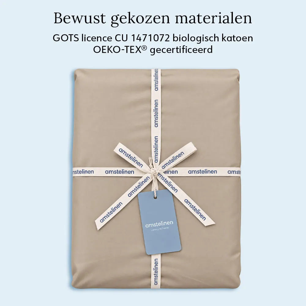 Pillowcase – Organic Cotton Sateen – Warm Sand