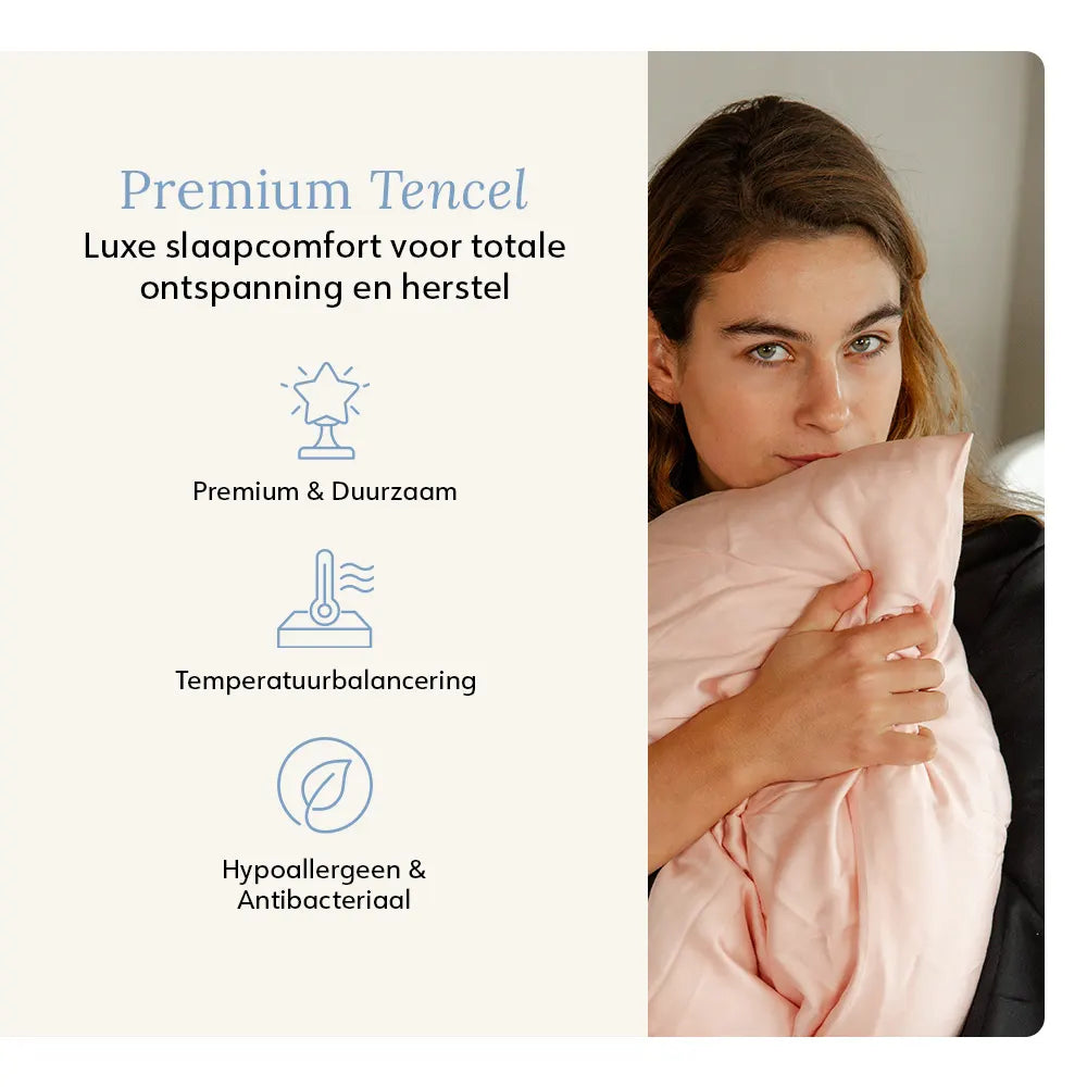 Pillowcases - Tencel™ Sateen - Whisper Rose