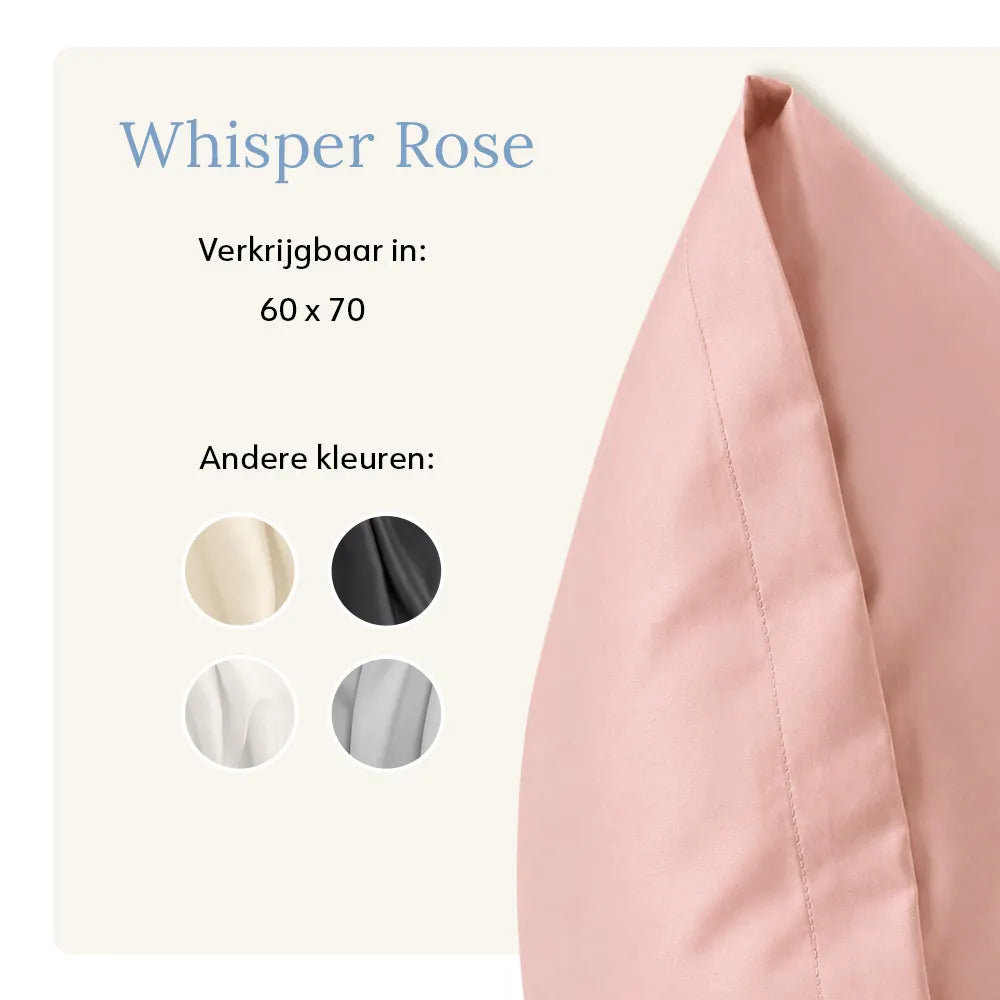 Pillowcases - Tencel™ Sateen - Whisper Rose