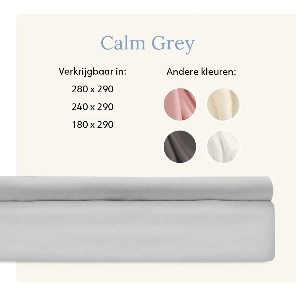 Flat Sheet - Tencel™ Sateen - Calm Grey
