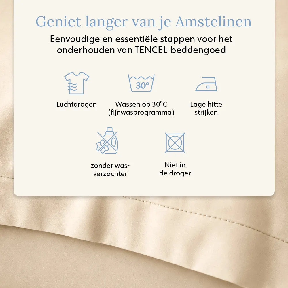 Laken - Tencel™ Satijn - Classic Ivory