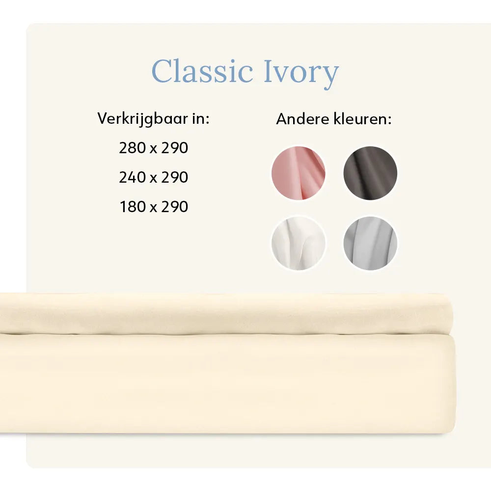 Laken - Tencel™ Satijn - Classic Ivory