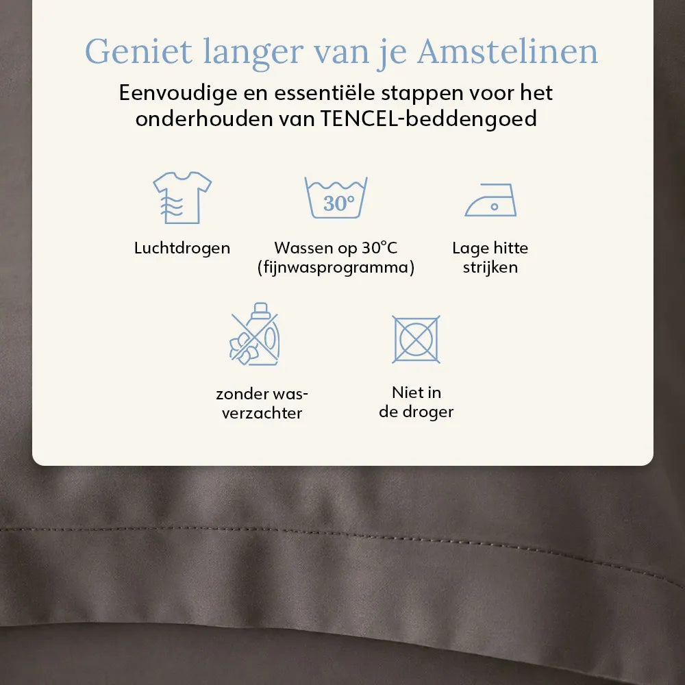 Flat Sheet - Tencel™ Sateen - Moonstone Grey