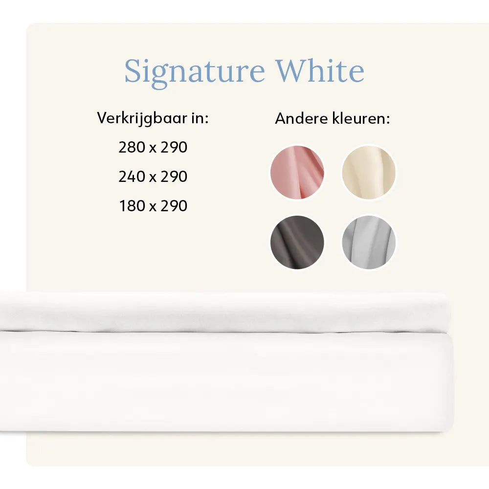 Flat Sheet - Tencel™ Sateen - Signature White