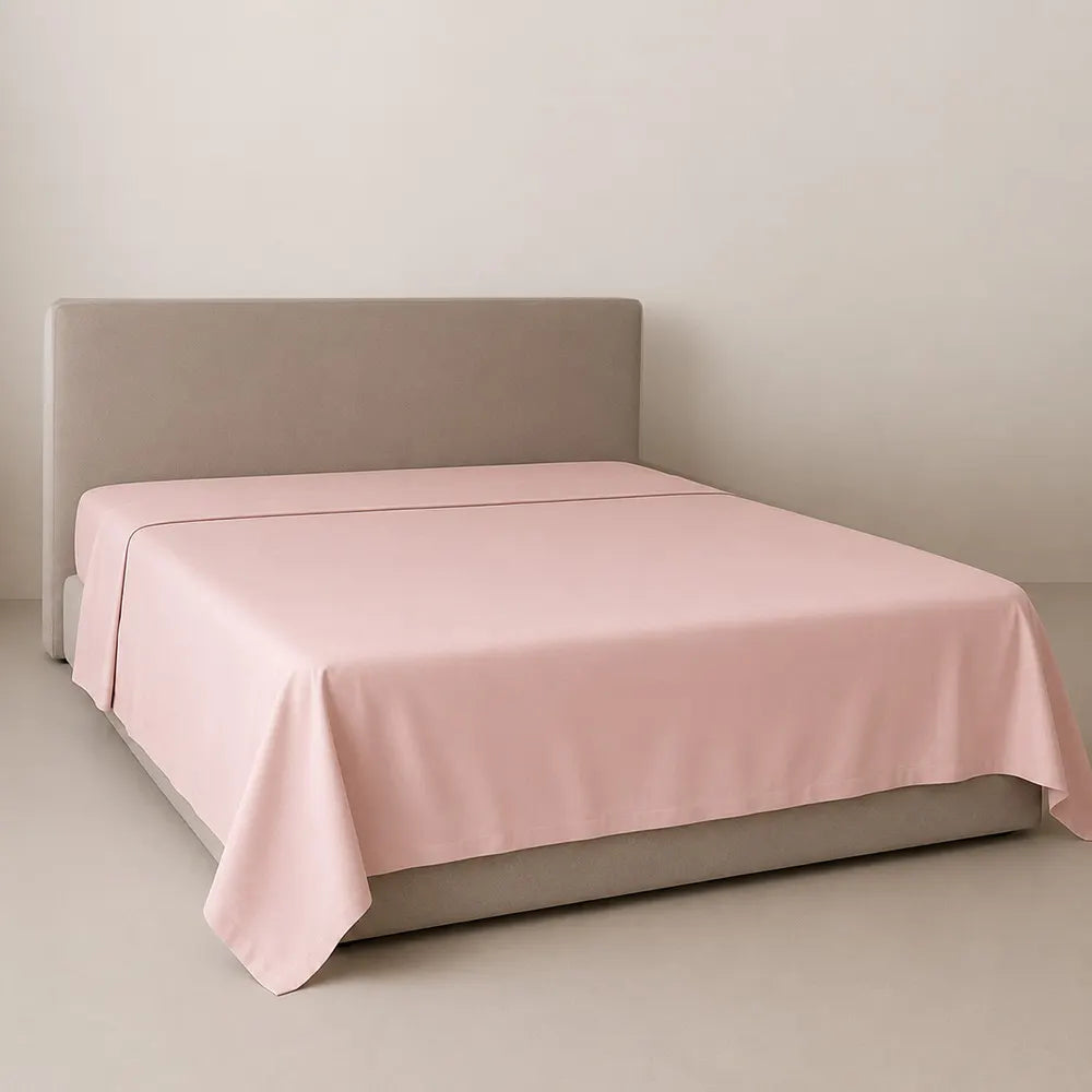 Flat Sheet - Tencel™ Sateen - Whisper Rose