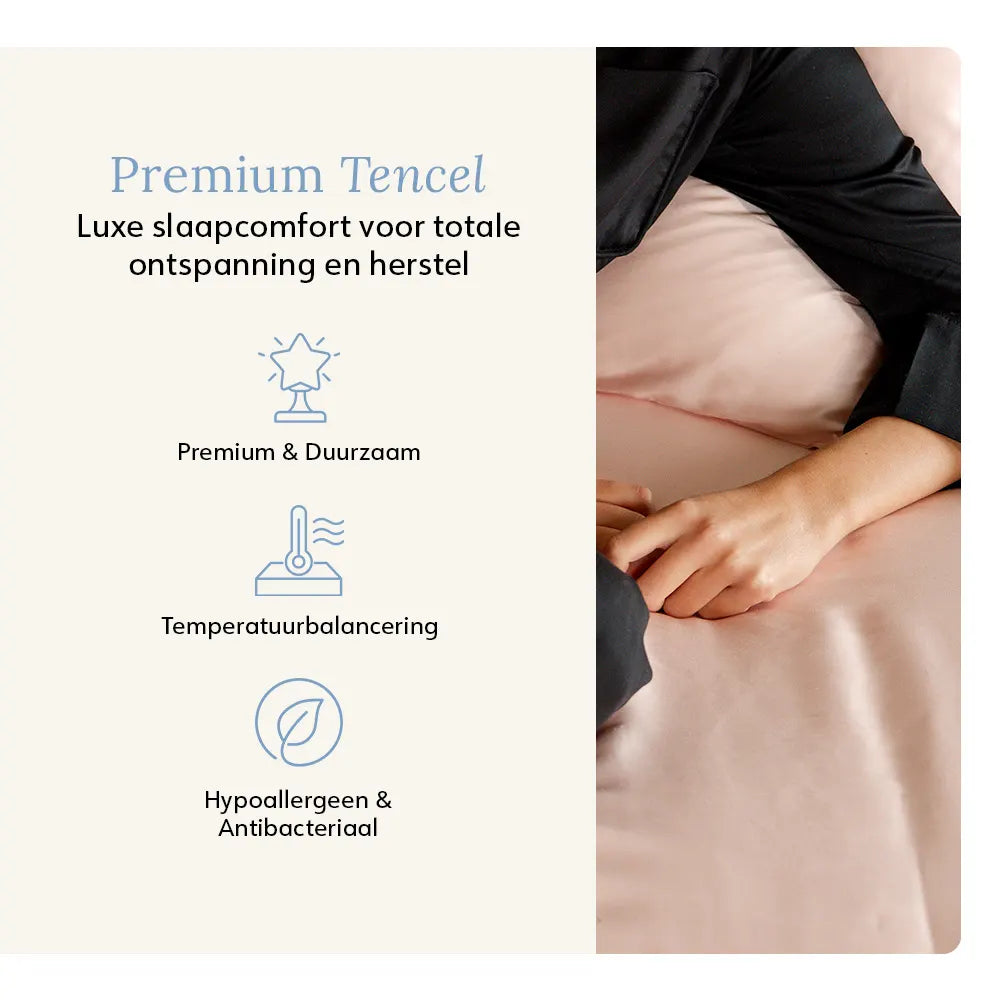 Flat Sheet - Tencel™ Sateen - Whisper Rose