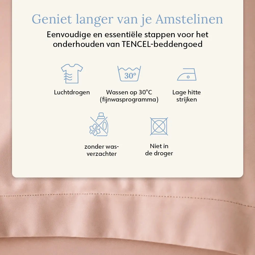 Flat Sheet - Tencel™ Sateen - Whisper Rose