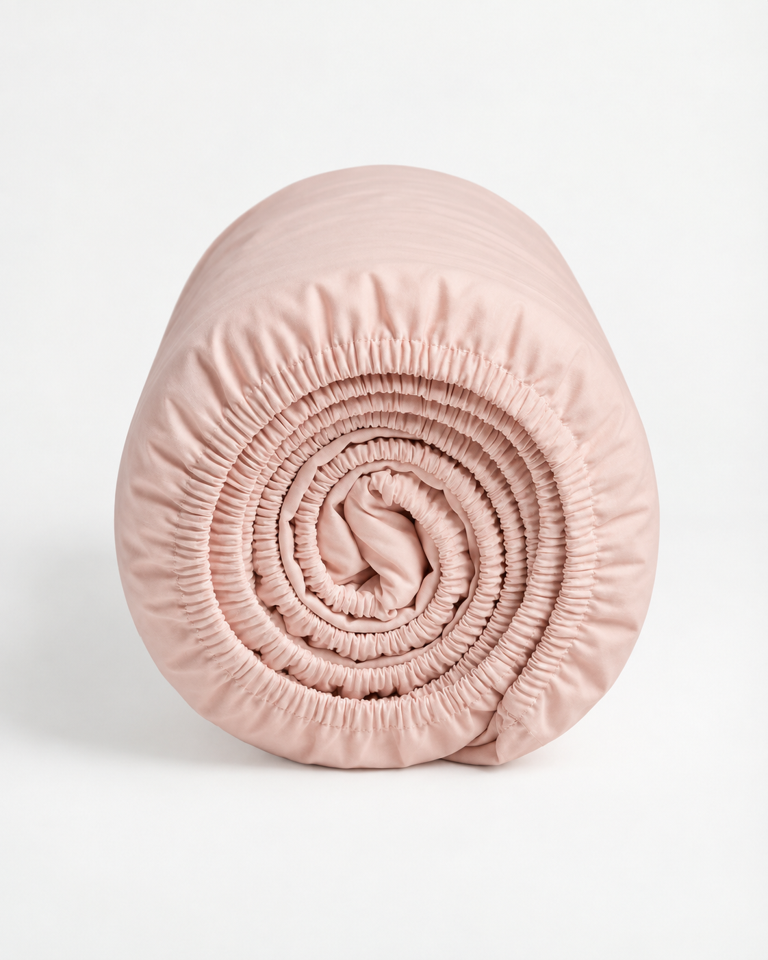 Fitted Sheet – Organic Cotton Sateen – Blush Pink