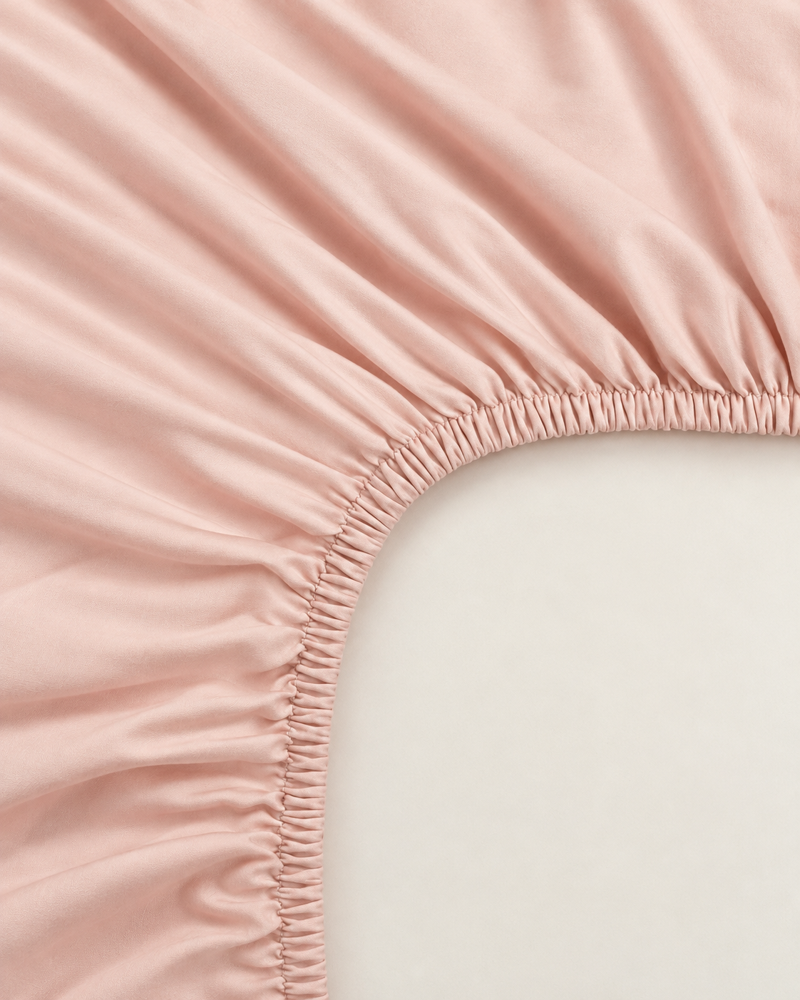 Fitted Sheet – Organic Cotton Sateen – Blush Pink