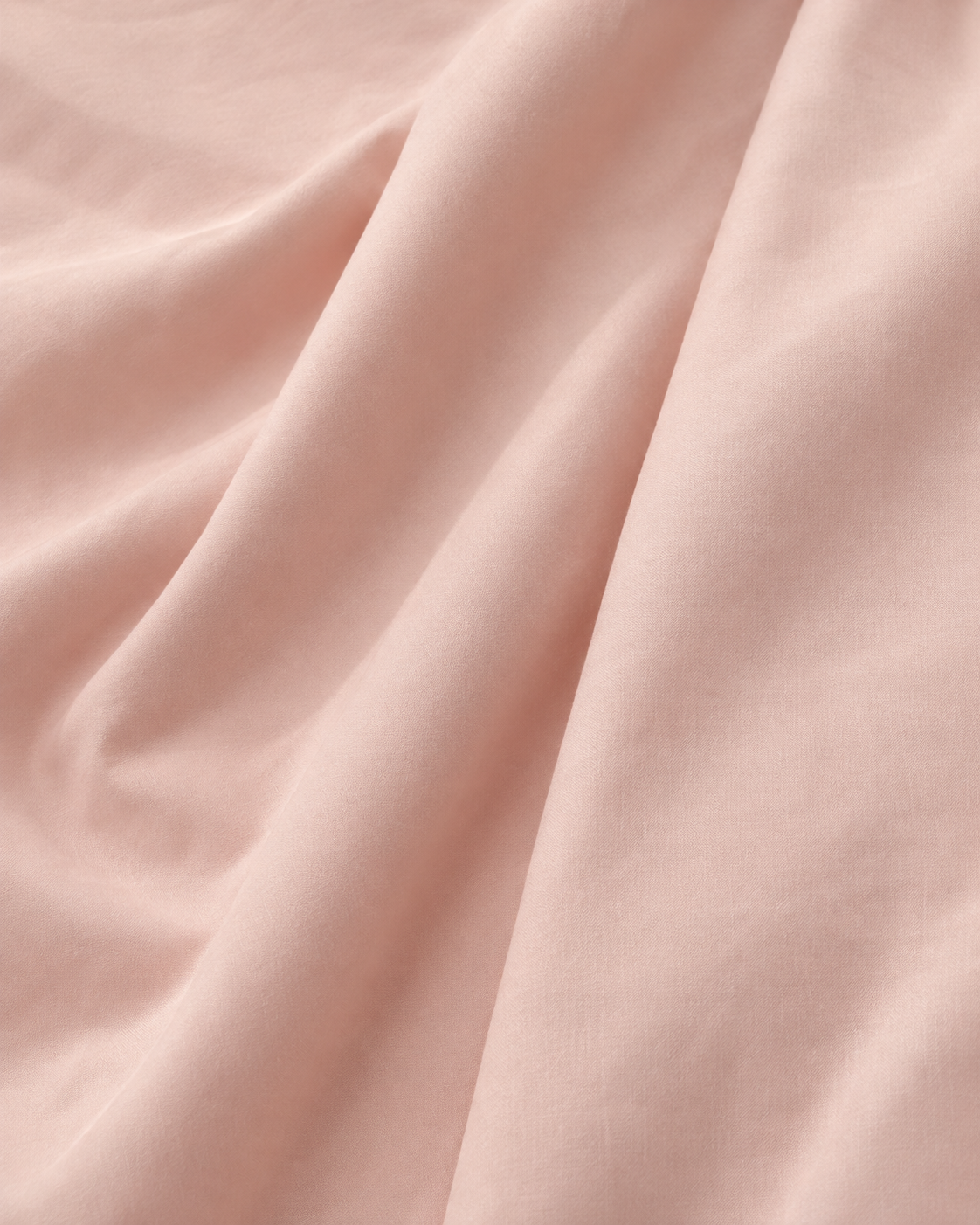 Fitted Sheet – Organic Cotton Sateen – Blush Pink