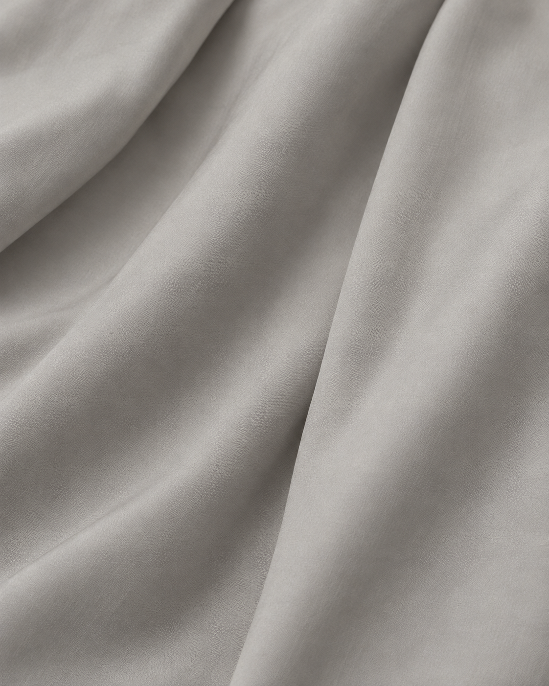 Fitted Sheet – Organic Cotton Sateen – Pebble Grey