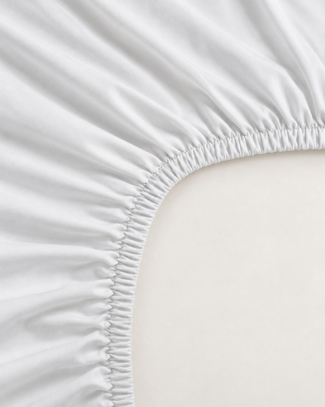 Hoeslaken – Biologisch katoensatijn – Signature White