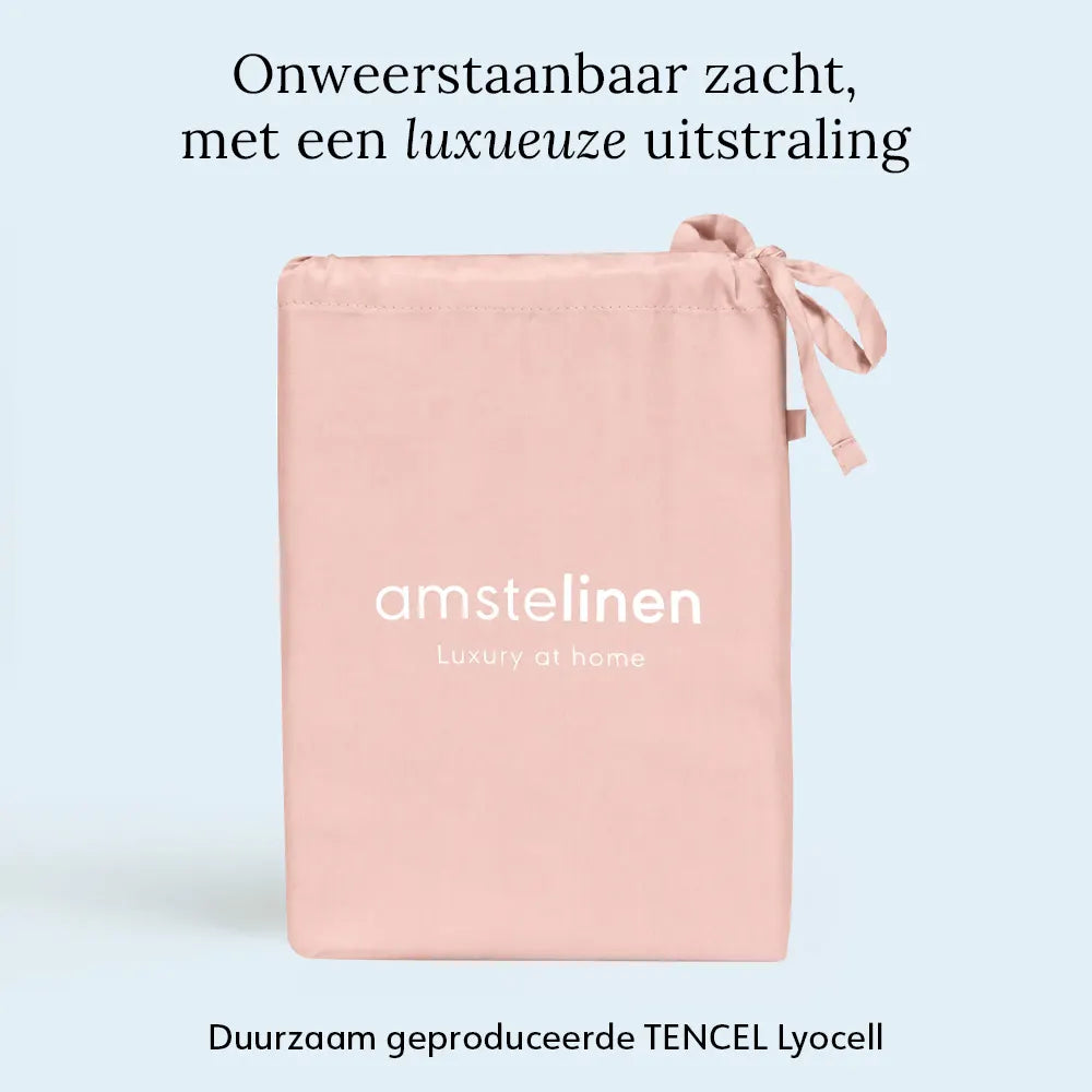 Fitted Sheet - Tencel™ Sateen - Whisper Rose