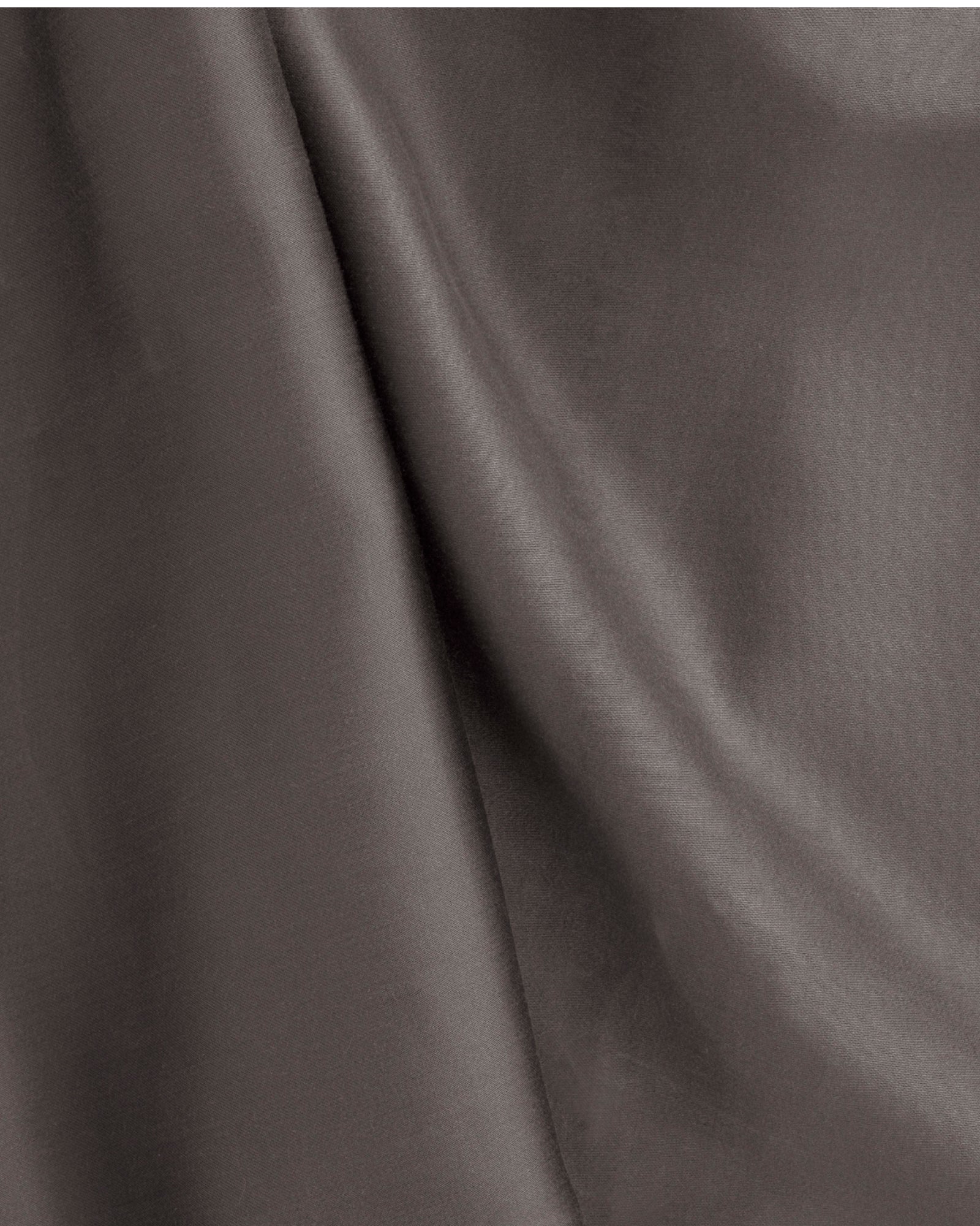 Smooth, dark grey Tencel sateen fabric with subtle sheen and soft drape.